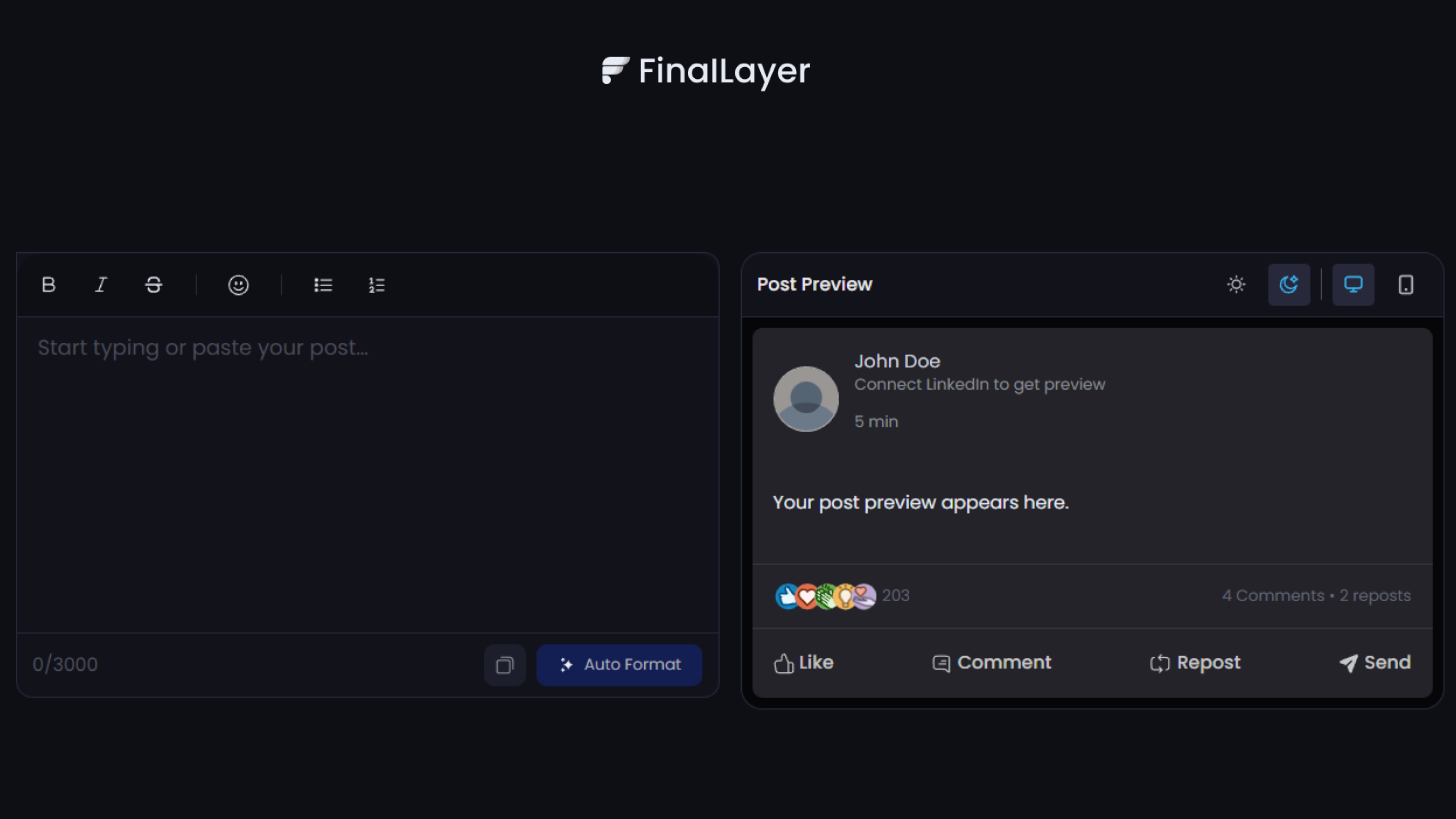 Final Layer Text Formatter Final Layer text Formatter preview