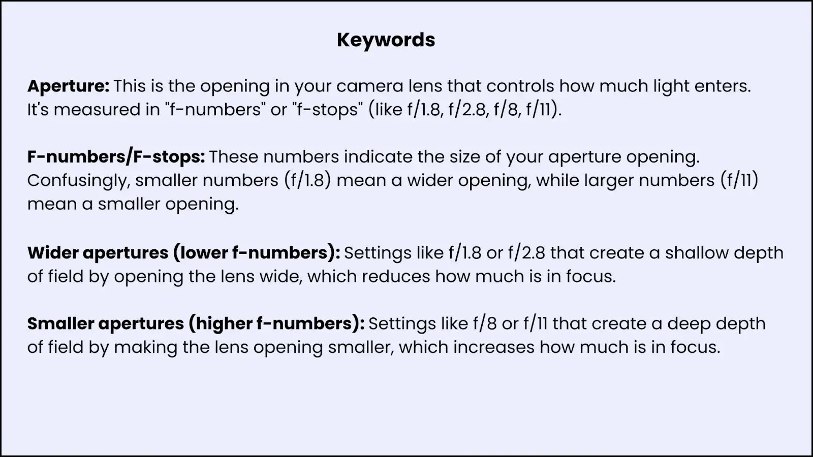 Image explaining Keywords