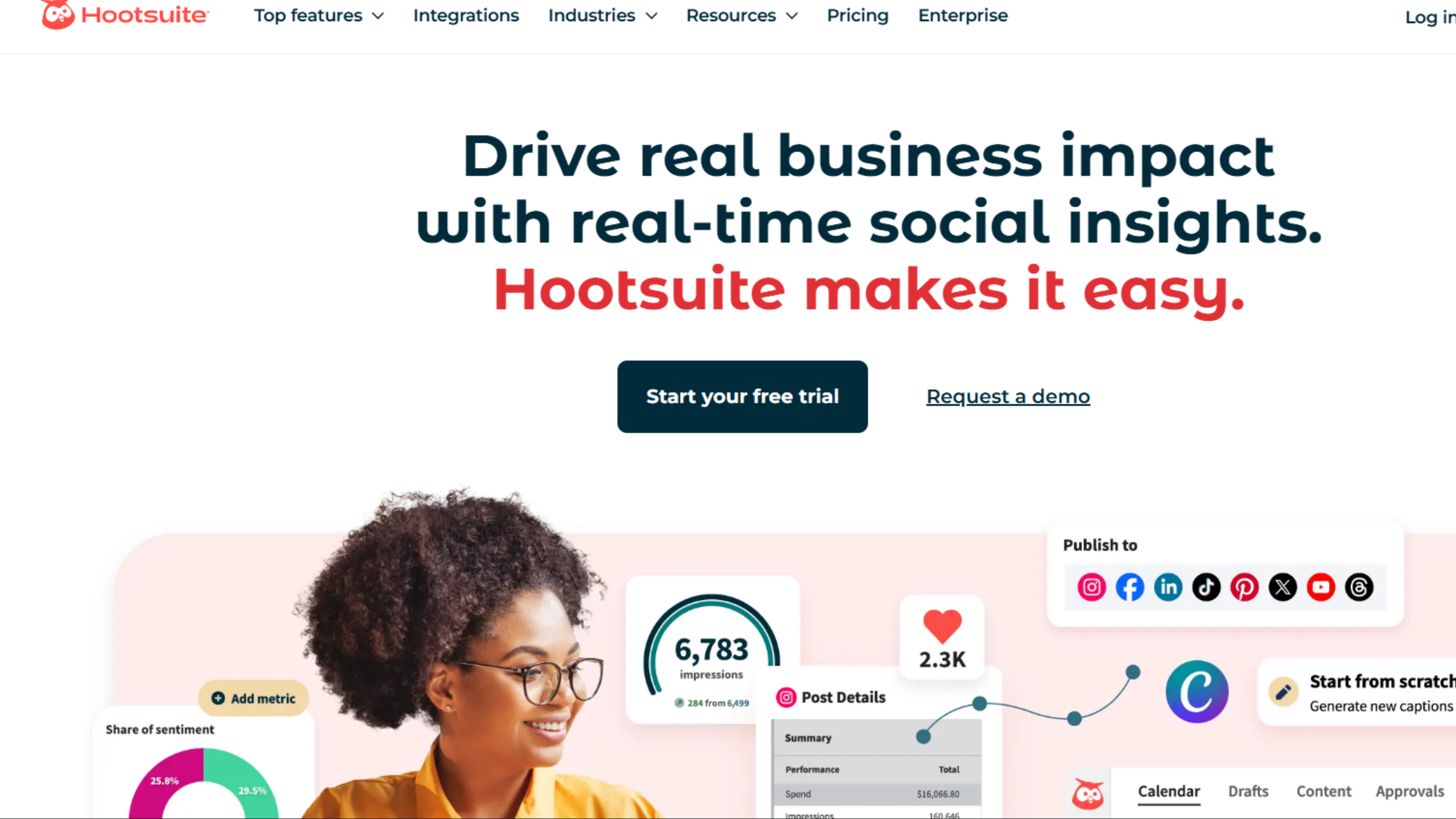 Hootsuite Hootsuite dashboard preview