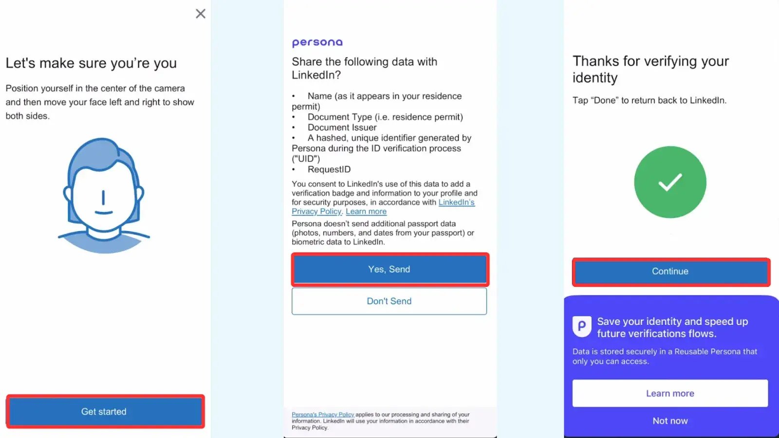 Successful verification.