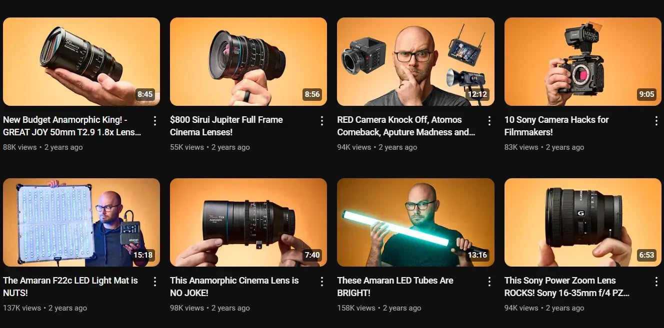 Camera and filming tools