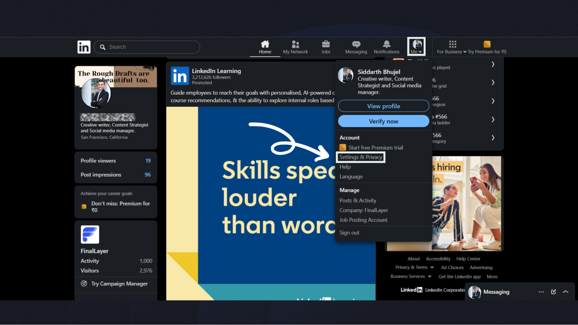 First step on how to turn on Private Mode