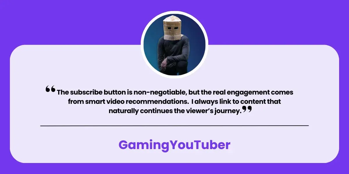 Quote from Gaming Youtuber