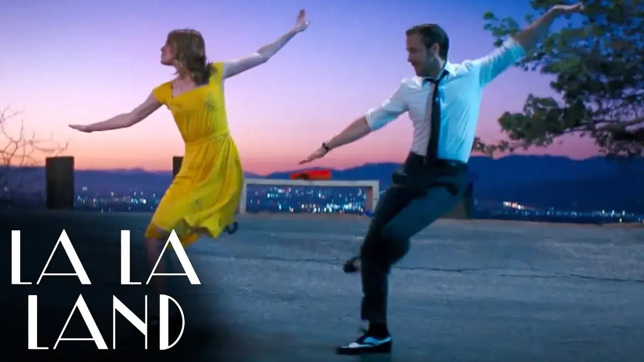 A cinematic screenshot from La la Land