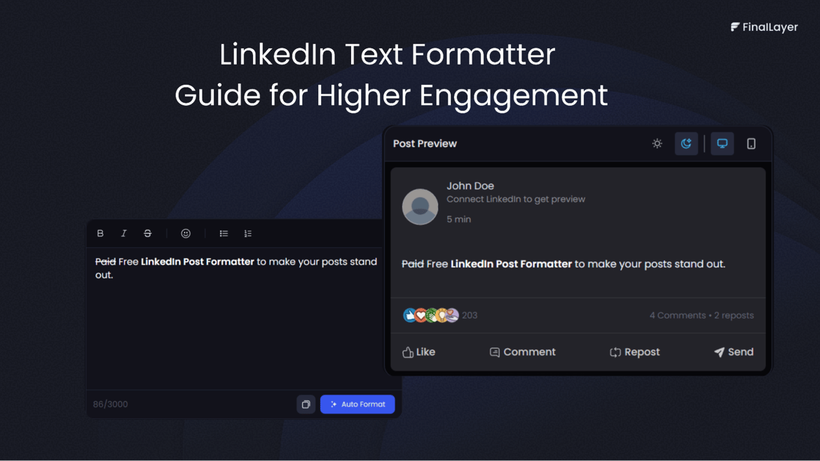 Cover Image of Linkedin Text Formatter Guide