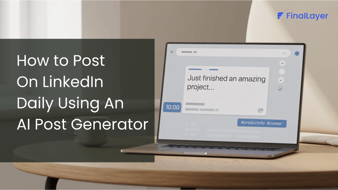 Cover image of post using ai post generator