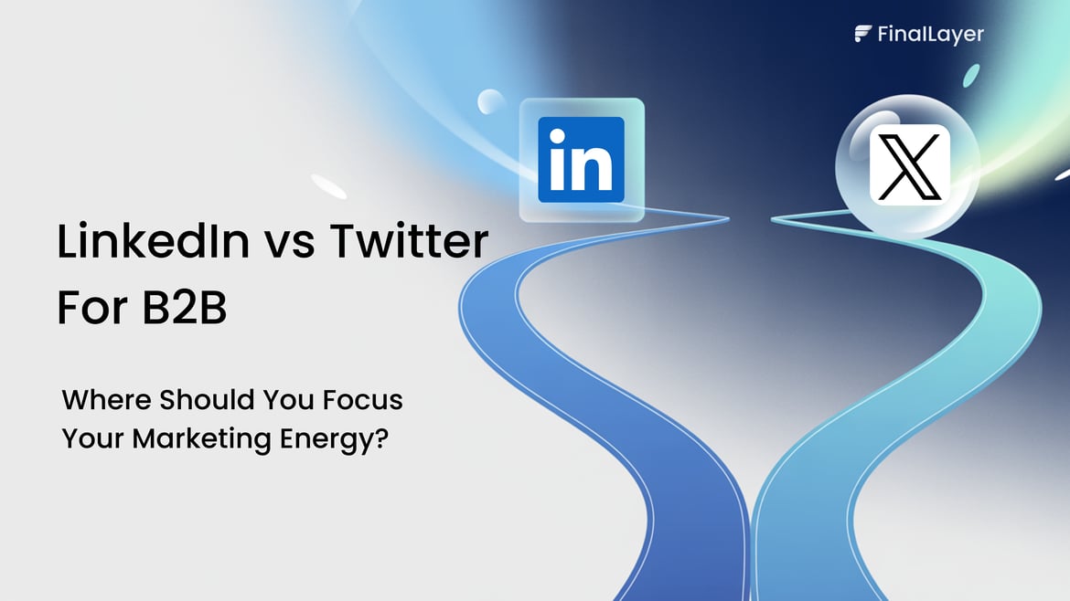 Cover Image of LinkedIn vs Twitter For B2B