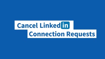 Cancel linkedin connection requests