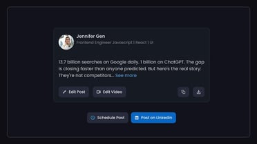 Post on LinkedIn With  FinalLayer
