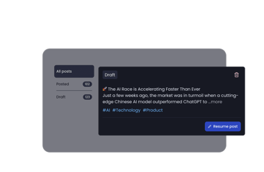 Save Drafts Instantly