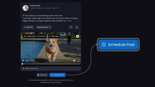 Schedule LinkedIn Post With FinalLayer